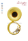 Clave Bb Latón amarillo Cupronickel Pistón jinbao sousaphone (SS100G)