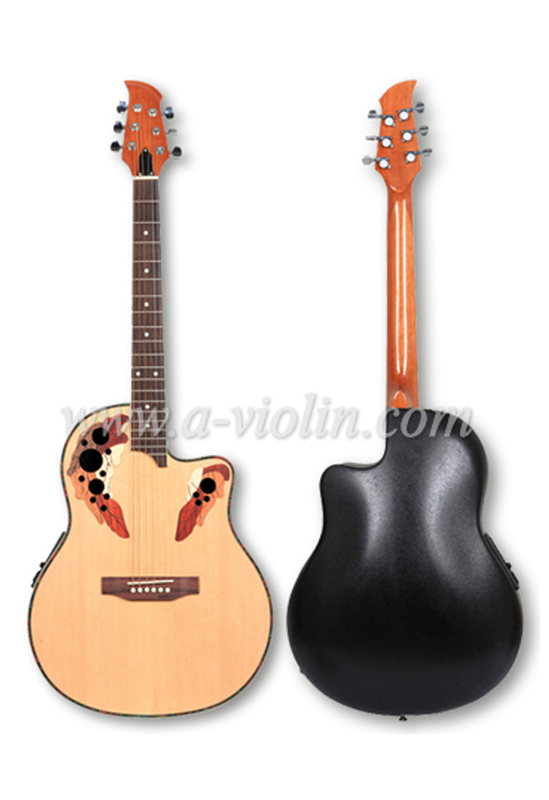 41 "4-Band EQ Round Ovation Guitarra eléctrica (AFO129CE)