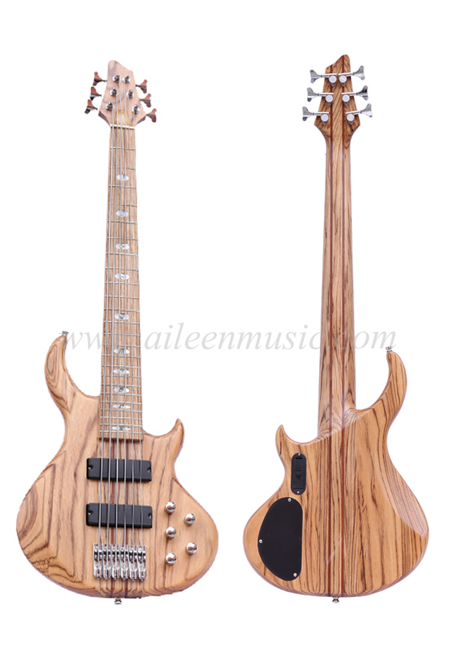 Zebrawood Body & Neck Bajo eléctrico de 6 cuerdas (EBS736-2)
