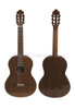 Guitarra clásica con diapasón de nogal y madera contrachapada de caoba de 39 pulgadas (ACM27)