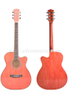 Guitarra acústica de cuerpo redondo y recortado con proceso frotado a mano de tamaño completo (AF-GH00L)