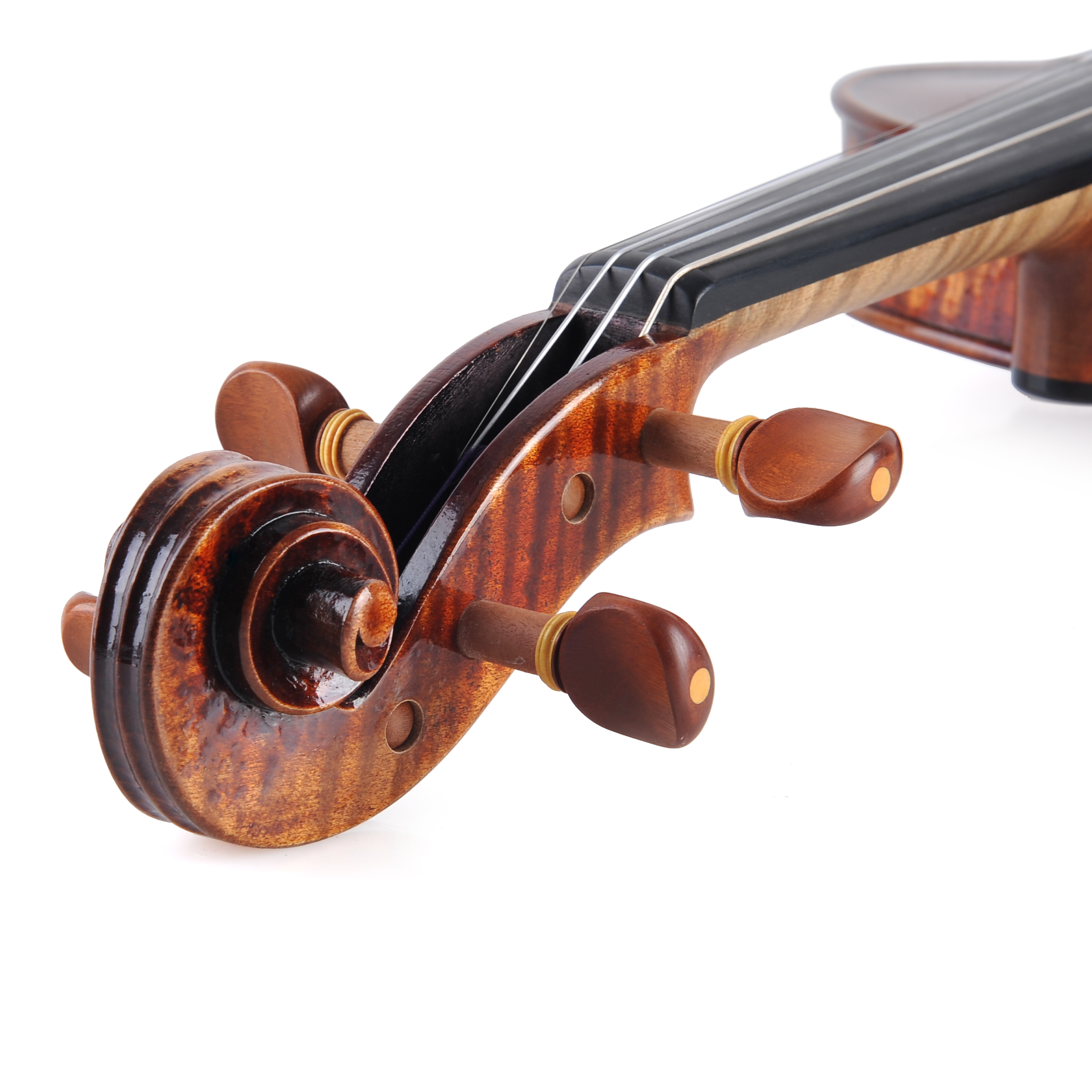 4/4 materiales europeos violín arce flameado violín chino de alta calidad (VH600EM)