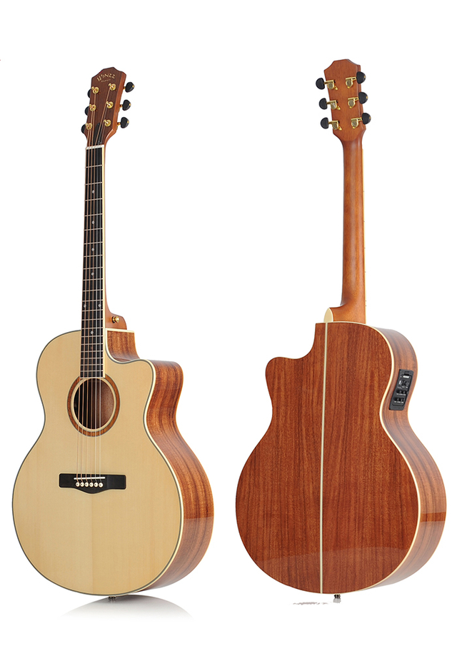 Guitarra acústica Grand Engelmann Spruce Koa de 42" (AFH410CE)