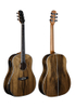 Guitarra acústica de 41 pulgadas con material exótico en forma de D con hombro inclinado (WAG901E-SD)