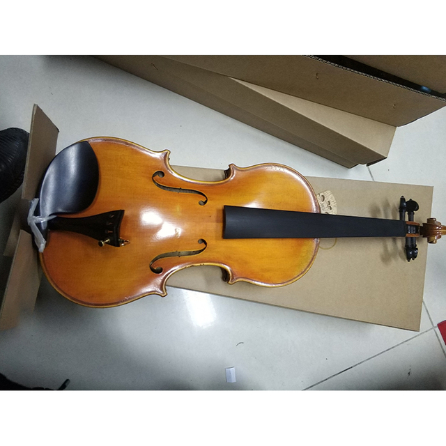 Violín maestro hecho a mano por expertos, violín antiguo 4/4 (VHH1100)