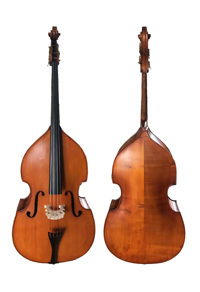 Contrabajo 1/4 de abeto macizo contrabajo avanzado en forma de Gambe (GDB320)
