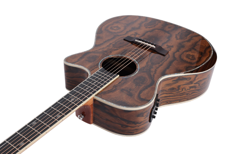 WAG903CE-GA Nueva guitarra acústica Winzz Exotic Material 41' con forma GA