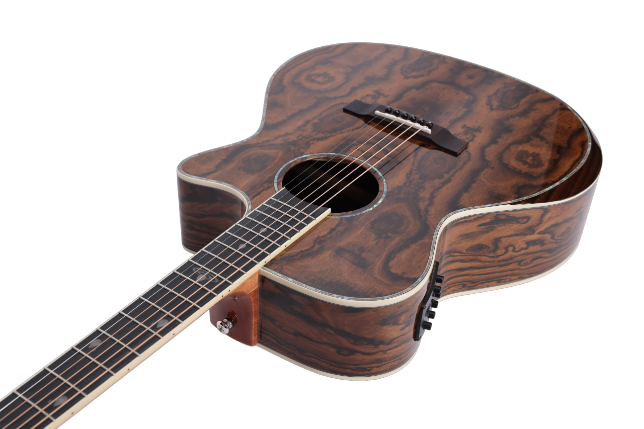 WAG903CE-GA Nueva guitarra acústica Winzz Exotic Material 41' con forma GA