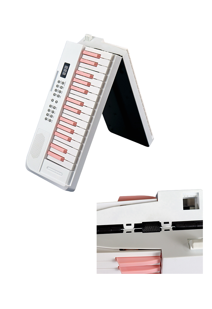EK-F6101 Nuevos instrumentos musicales 61 teclas de 20 mm de ancho teclado plegable