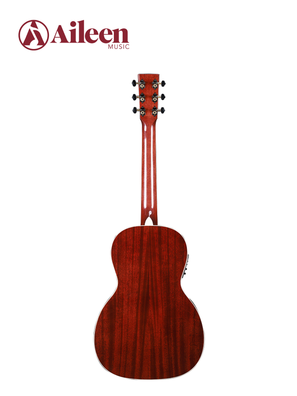 AF-P77LE Venta caliente de madera contrachapada de caoba 38 'guitarra acústica de salón