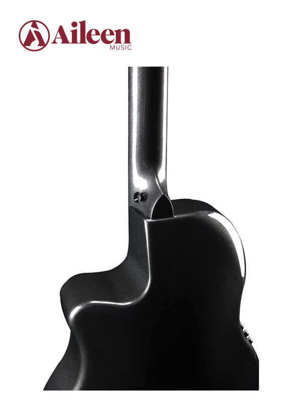 AFO350CE Guitarra acústica con parte superior redonda y tapa de carbono de 41 'de buena calidad