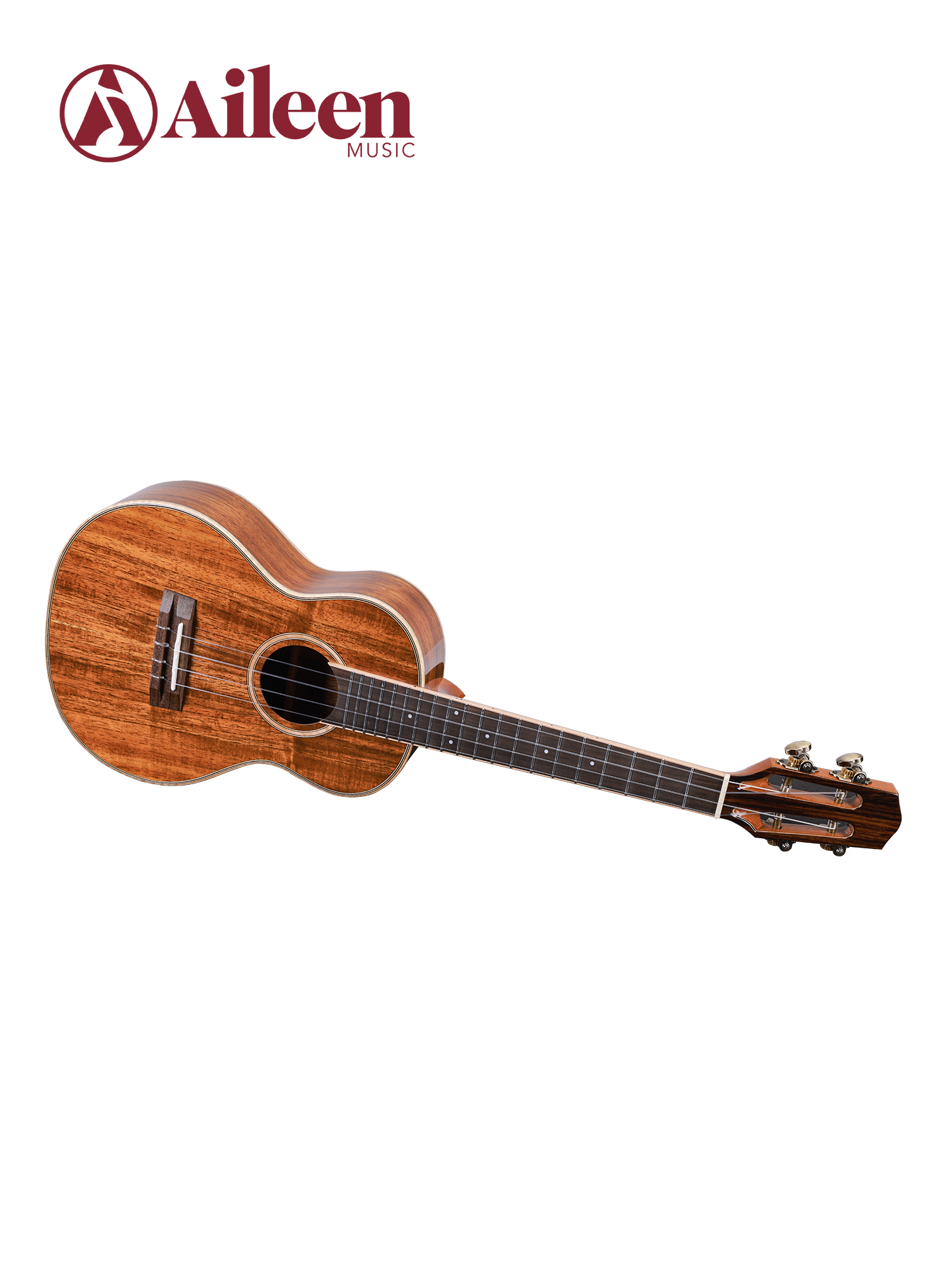 AU55S Factory D'Addario Cuerdas de nailon transparente 26' Ukelele Koa totalmente macizo