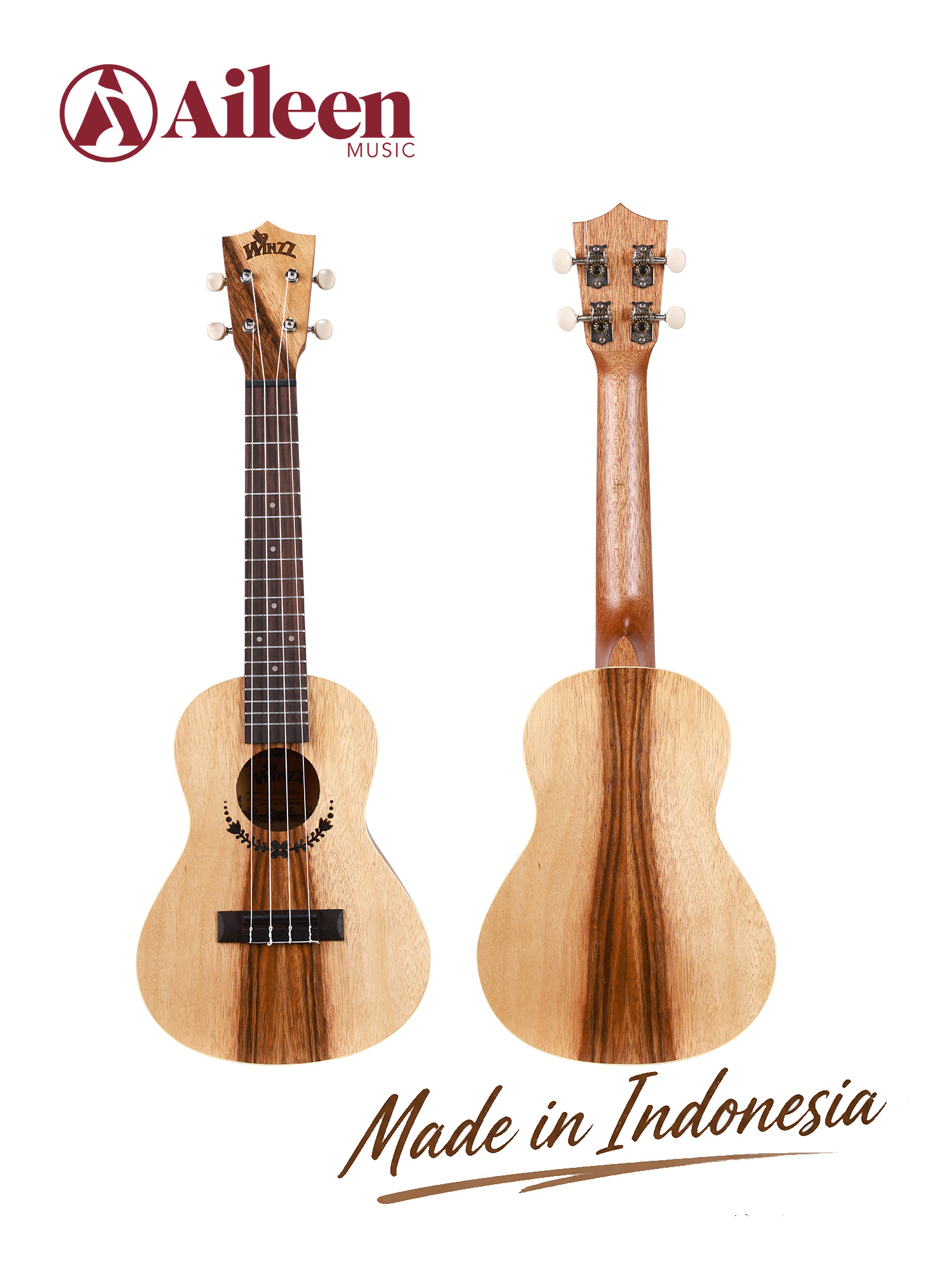 AU601-23 Ukelele Winzz Quality Concert de 23'' fabricado en Indonesia