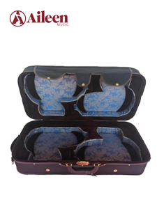 CSV407L Instrumento musical de moda de calidad Serie Babylon Estuche rígido de madera 4/4 para cuatro violines