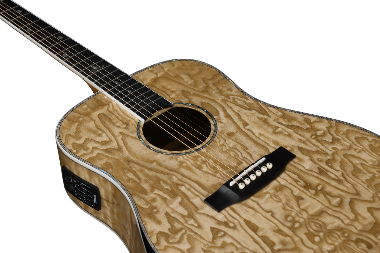 Winzz factory D forma guitarra acústica de 41 pulgadas de alto brillo (WAG904E-D)