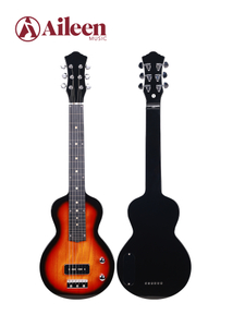 EAW03 Suministro de fábrica Soild Okoume a través del cuerpo Guitarra eléctrica estilo Weisenborn hawaiana