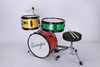 DSET-2032 Instrumentos musicales de venta caliente, batería juvenil de 3 piezas para niños
