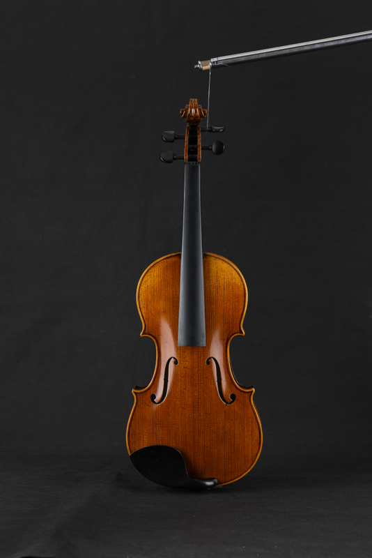 Hermoso Maple Flamed 4/4,3/4,1/2,1/4 Violín chino hecho a mano (VH500)