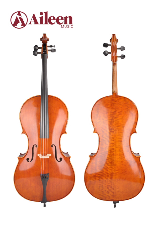 Trabajo manual maestro de violonchelo acústico sólido 4/4 bien seleccionado (CH100S)