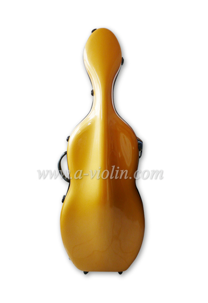 Venta al por mayor Estuche de violonchelo reforzado con correas para el cuello (CSC007)