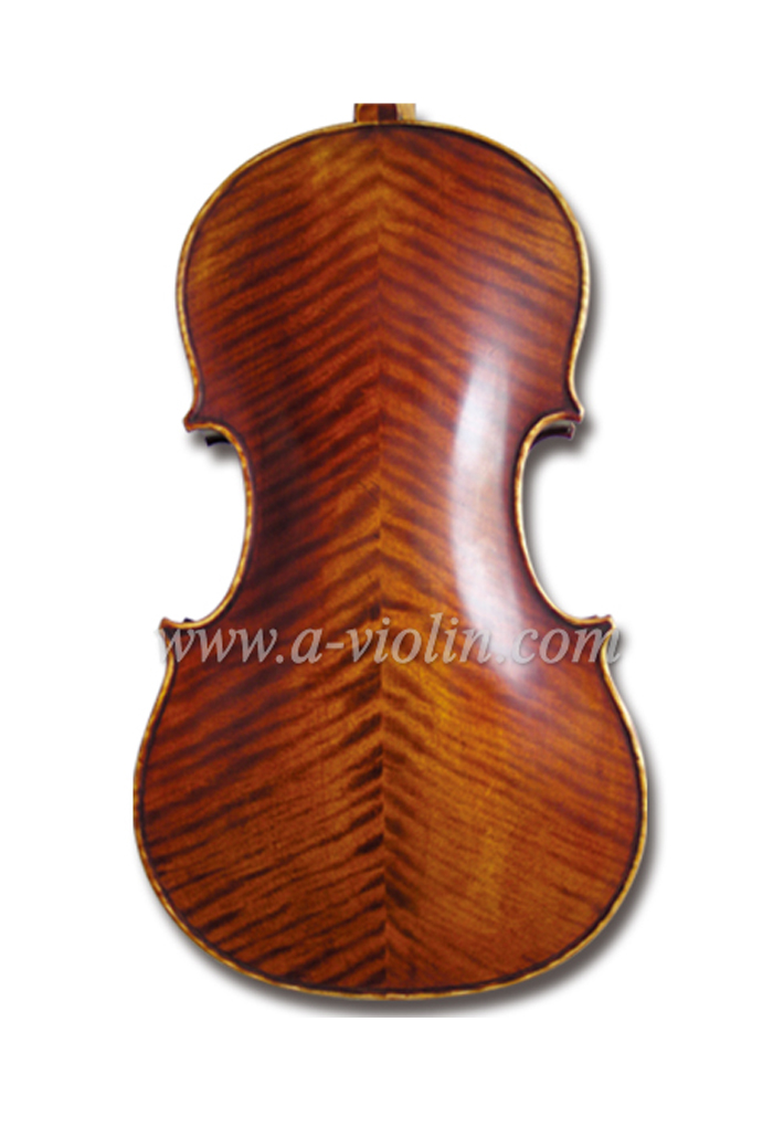 Viola de color marrón hecha a mano de alto grado profesional (LH600E)