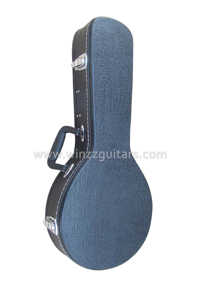 Exterior de cuero con carcasa de madera Estuche de mandolina estilo A (CSM410)