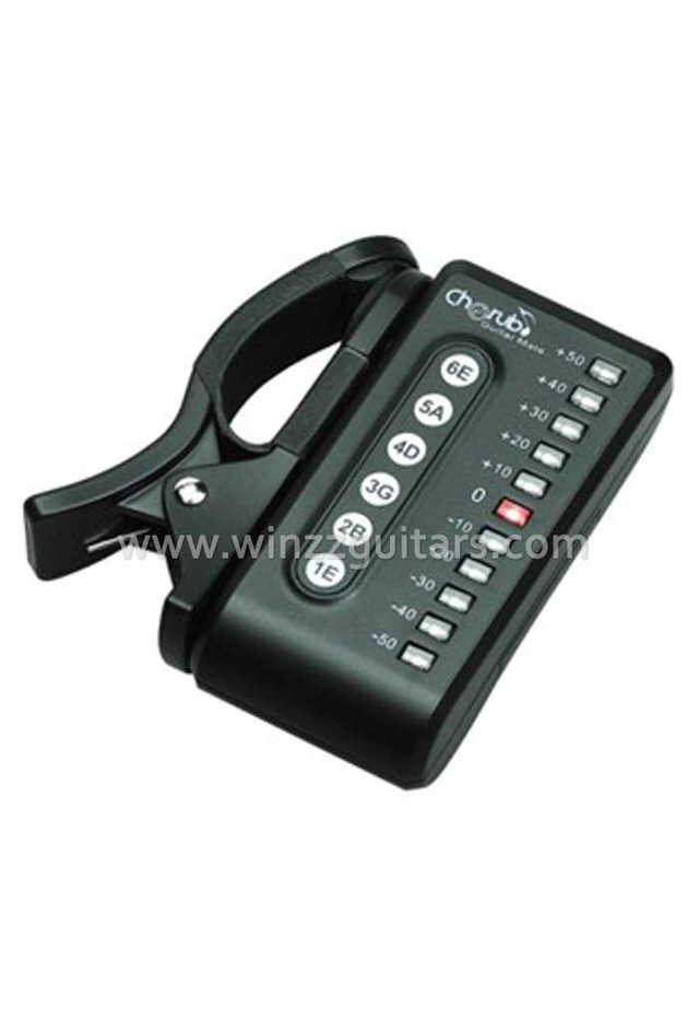 Sintonizador digital automático estilo clip LED para guitarra (WST-550G)