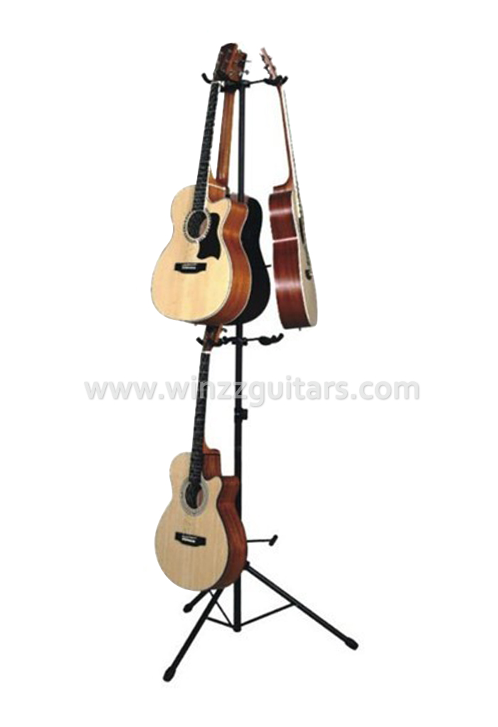 Soporte de guitarra múltiple plegable para seis guitarras (STG106)