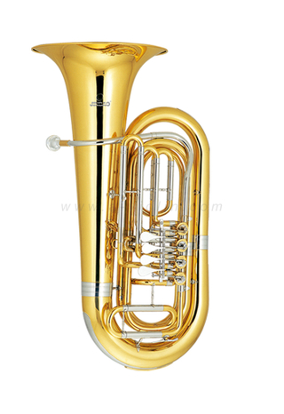 Tuba de práctica exquisita con estuche premium (TU-GR43500G-SSY)