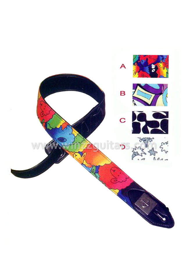 Hermosa algodón y amp; Correa para el hombro de guitarra de cáñamo (SC716)