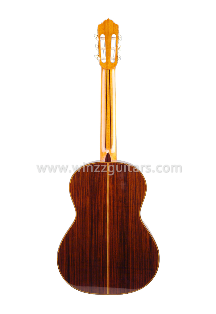 Guitarra clásica de mano izquierda de madera maciza de 39 pulgadas (ACH130)