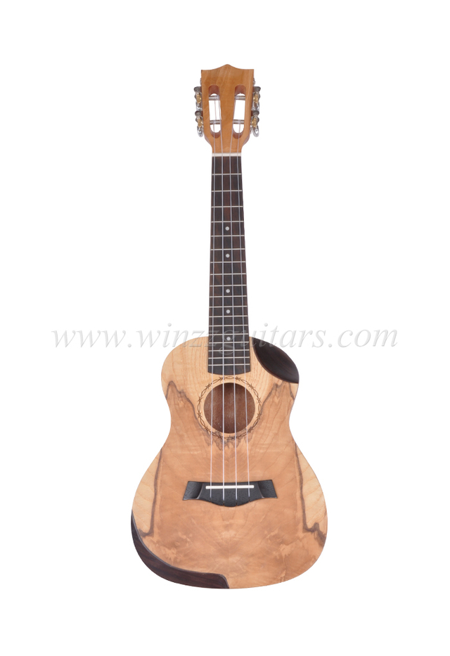 Ukelele de cuerpo de madera contrachapada de madera de sauce de 23 "(AU66L)