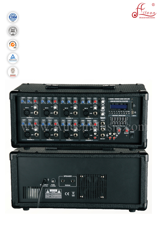 Amplificador profesional de 8 canales con ecualizador (APM-0815BU)