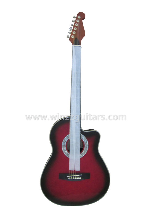 Guitarra Ovation con corte occidental colorido de 39 ' (AFO931C)
