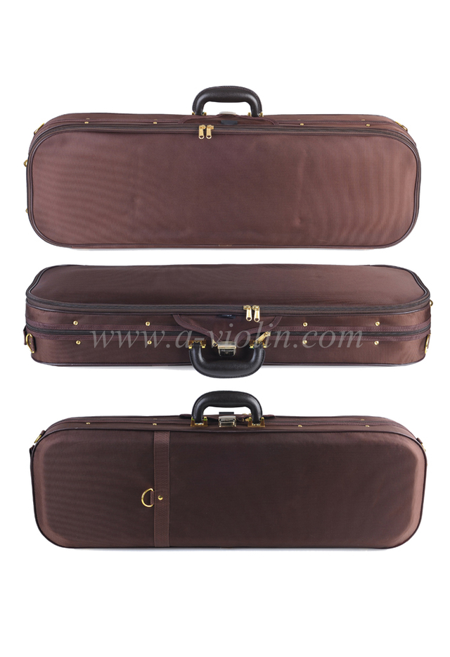 Estuche de violeta de lujo con forma ovalada de espuma de alta densidad (CSV051)