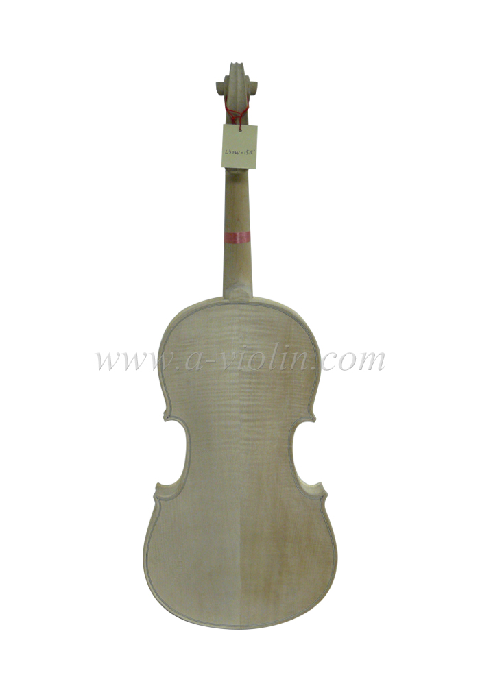 Instrumento de viola blanca de patrón normal de gran oferta (L30W)