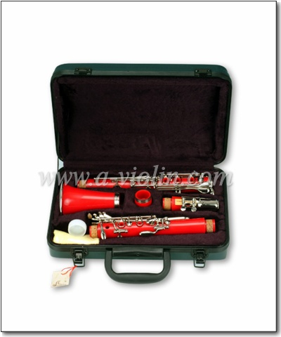Clarinete de color rojo ABS de 19 teclas Stuent