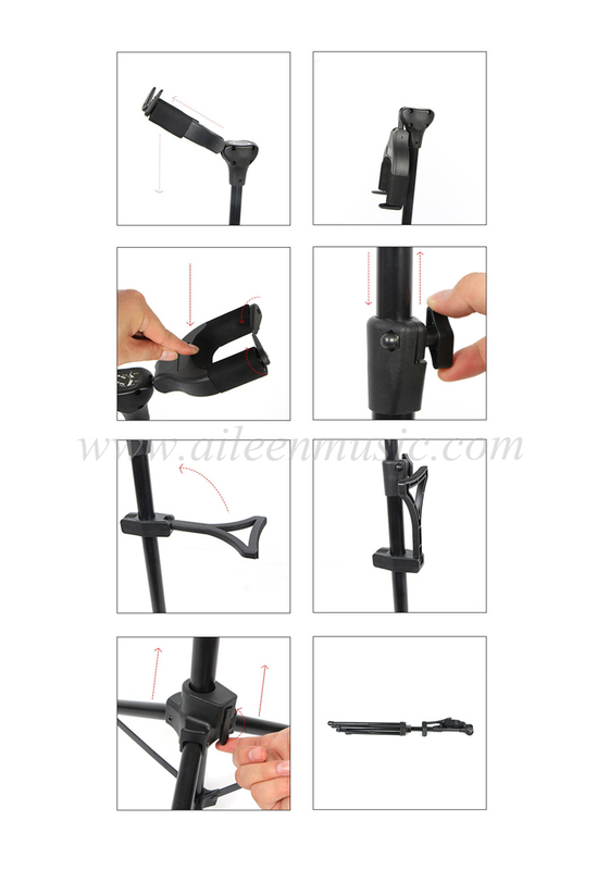 Soporte ajustable para instrumentos musicales de guitarra y violonchelo multifuncional (STG106)