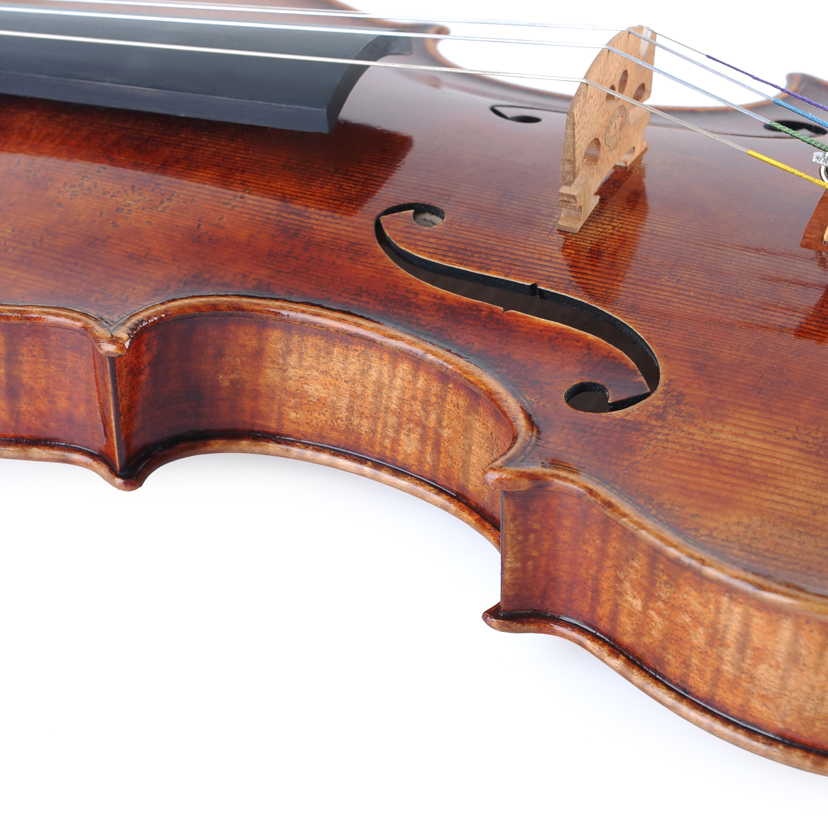 4/4 materiales europeos violín arce flameado violín chino de alta calidad (VH600EM)