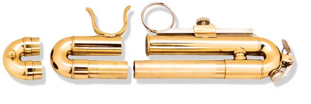 Tubo lateral ajustable de trompeta de grado medio clave bB/C (TP-S450G)