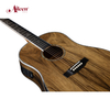 Guitarra acústica de 41 pulgadas con material exótico en forma de D con hombro inclinado (WAG901E-SD)
