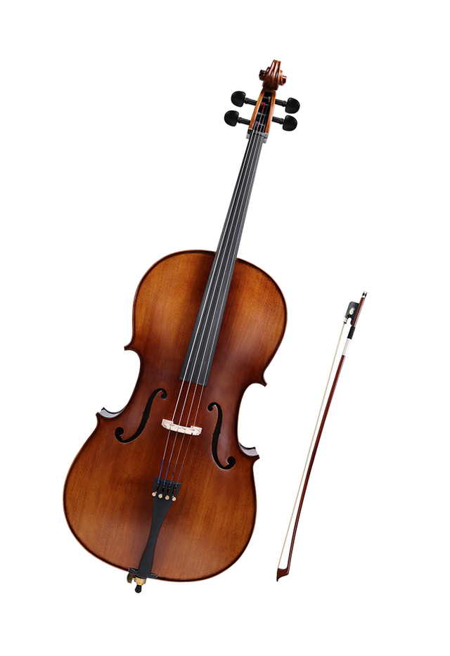 Violonchelo moderado 3/4 con parte trasera de arce flameado a la venta (CM110M)