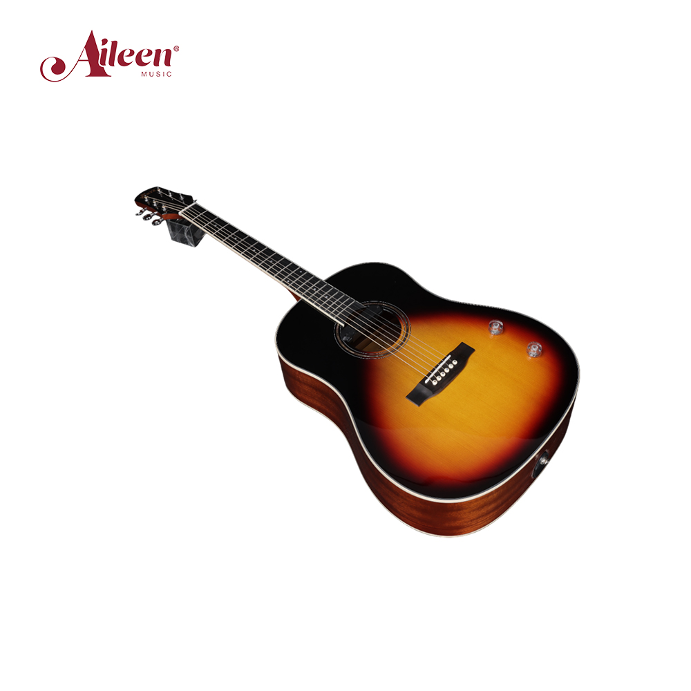 AFM16E-SD Winzz Guitarra acústica en forma de D con hombro inclinado y parte superior sólida