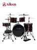 DSET-210B Batería para adultos OEM de buena calidad con cubierta de Pvc de 5 piezas Jazz Digital Drum Set