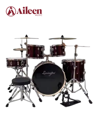 DSET-210B Batería para adultos OEM de buena calidad con cubierta de Pvc de 5 piezas Jazz Digital Drum Set