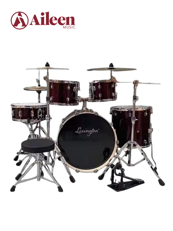 DSET-210B Batería para adultos OEM de buena calidad con cubierta de Pvc de 5 piezas Jazz Digital Drum Set