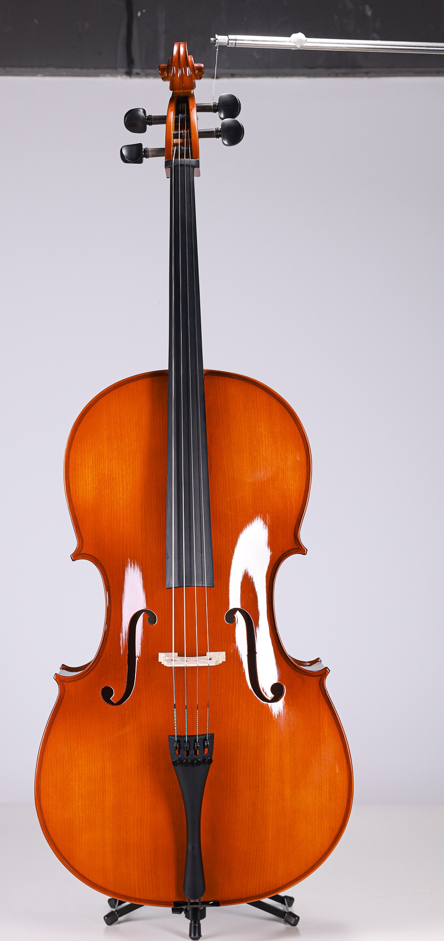 SC-10AL Tapa de abeto macizo 4/4-1/16 Kit de violonchelo profesional para estudiantes