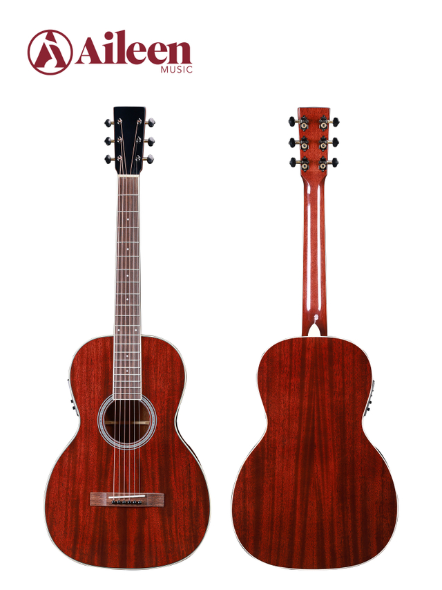 AF-P77LE Venta caliente de madera contrachapada de caoba 38 'guitarra acústica de salón