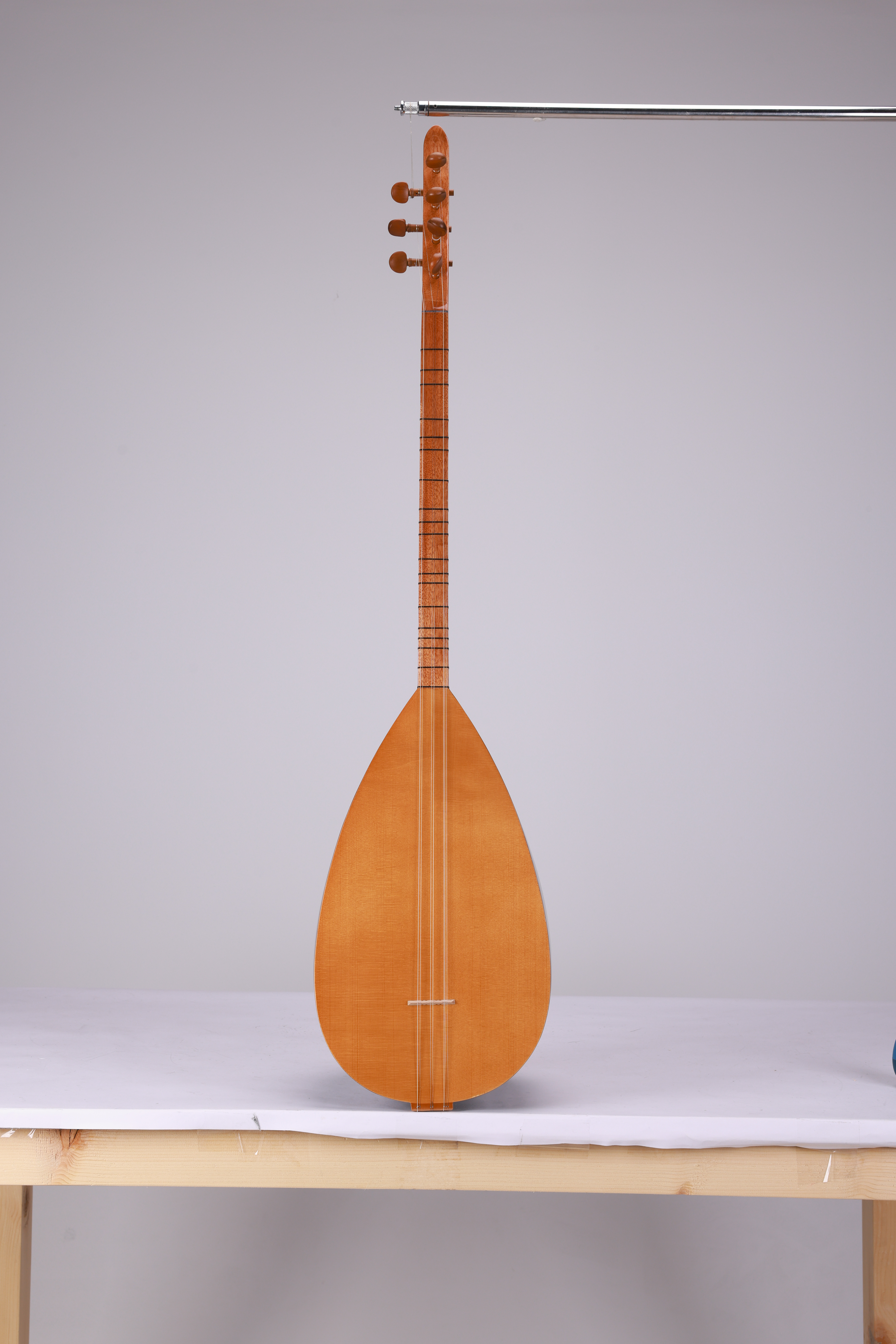Instrumento tradicional turco Baglama cuello largo All Soild Saz