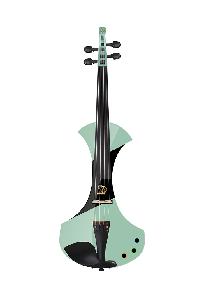 AV-D501 Nuevo The 20th Anniversary Decal Paper Design Patente Violín eléctrico 4/4